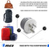 OREI Australia, New Zealand, China Power Plug Adapter with 2 USA Inputs - Travel 3 Pack - Type I (US-16) Safe Grounded Use with Cell Phones, Lapto...
