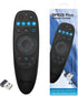 BPR2S Plus Air Mouse Remote Control Bluetooth Voice Remote Control 2.4G RF Remote with USB Receiver 6 Axis Gyroscope Support IR Learning TV 4 Keys...