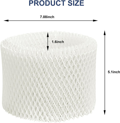 Horyliin 4 Pack Humidifier Filters Replacement for Vicks Kaz WF2 Cool Mist Filters Kaz3020 Vicks V3100 V3500 V3500N V3600 V3800 V3850 V3900 VEV320 and Honeywell HCM-300T HCM-315T HCM-350