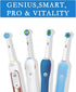 Replacement Toothbrush Heads, 16 Pack, Fits Oral B Braun, Soft Bristles, 4 Color Options, Universal Compatibility, Premium Quality, For Pro1000/30...