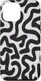 iPhone 14 Pro Max Black + White Abstract Pattern strengthen baby's brain power Case...