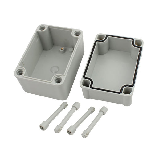 YXQ 110 x 80 x 85mm Junction Box Enclosure Project Case Dustproof Waterproof DIY Power Electronic Outdoor Gray (4.3 x 3.2 x 3.4 inches)......