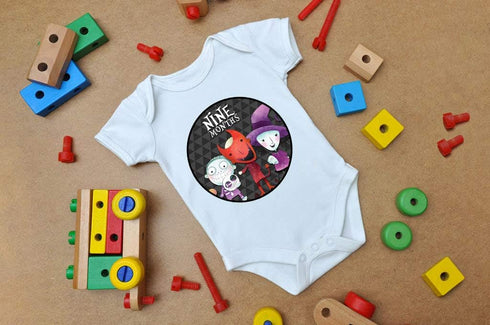 Silly Goose Gifts Little Nightmares Character Themed Baby Milestone Stickers for First Year Month to Month Photo Prop Infant Onesie Growth Chart S...