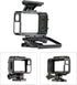 Frame Case for DJI Osmo Action Skeleton Housing Protective Shell Cage with Cold Shoe Mount Photography Vlog Accessories Kit for DJI Action 1...