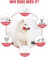 petizer Dog Squeaky Toys for Aggressive Chewers, Tough Toothbrush Dog Chew Toy, Nearly Indestructible Rubber Toys for Pet Training, Teeth Cleaning...