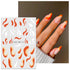 JMEOWIO 12 Sheets Flower Daisy Nail Art Stickers Decals Self-Adhesive Pegatinas Uñas Spring Summer Floral Nail Supplies Nail Art Design Decoration...