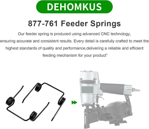 12pcs 877-761 Feeder Springs Replacement for Roofing Nail Gun NV45AA NV45AB NV45AB2 NV45AB2(S)...