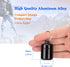 Pill Holder Keychain Container,Portable Aluminium Alloy Waterproof Pill Boxes for Purse Pocket,Small Pill Cases for Outdoor Travel Camping Daily U...