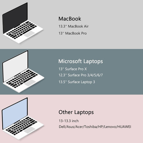 BAGSMART Laptop Sleeve Bag Compatible with MacBook Air/Pro, 13-13.3 inch Notebook, Compatible with MacBook Pro 14 Inch, MacBook Air M2 Sleeve 13 I...