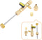 R410A R22 Valve Core Remover Installer Tool with Dual Size SAE 1/4 & 5/16 Port & Brass Adapter, Valve Core Removal Tool for R410 R32 R22 R12 R407 ...
