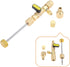 R410A R22 Valve Core Remover Installer Tool with Dual Size SAE 1/4 & 5/16 Port & Brass Adapter, Valve Core Removal Tool for R410 R32 R22 R12 R407 ...