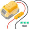 Upgraded 20V Battery Adapter for Dewalt 20V Battery Adapter All-in-one Design of The Fuse and Switch Power Tool Battery Converter Kit 14 Gauge wit...