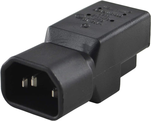 Conntek 30130 IEC C14 to NEMA 5-15R Plug Adapter 10Amp...