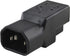 Conntek 30130 IEC C14 to NEMA 5-15R Plug Adapter 10Amp...