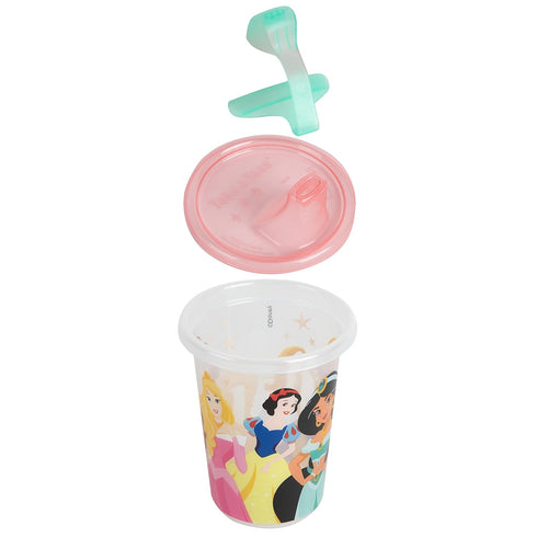The First Years Take & Toss Disney Princess Sippy Cups - Reusable Toddlers Cups with Lids - Kids Party Pack with 2 Travel Caps - 10 Oz - 10 Count...