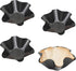 Tortilla Pan Set,4pcs Nonstick Tortilla Bowl Maker Carbon Steel Taco Salad Shell Molds for Kitchen,Microwave & Dishwasher...