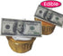 Edible 100 Dollar Bills Wafer Paper Cake Decorating Hundred Bill Edible Money Cake Topper (20 Green)...
