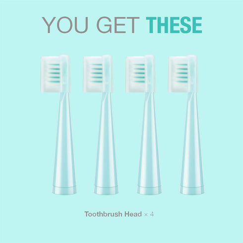 Vekkia Dragon Lord Electric Toothbrush Replacement Heads - 7X More Plaque Removal, End-Rounded 3D Curved Soft Bristles, Comfortable & Efficient Cl...