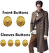 14pcs Gold Blazer Buttons for Suits Blazers Sport Coats 20mm 15mm Metal Shank Blazer Buttons Set for Sewing Coats Suits Blazers (MB20110)...