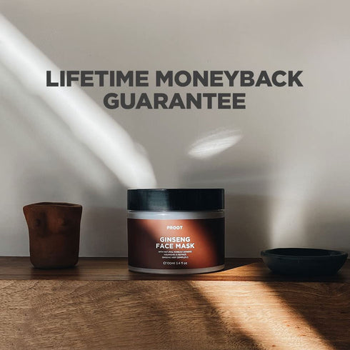 PROOT Ginseng Face Mask | 52.9% Korean Red Ginseng Extract | Skin Rejuvenating Formula for Wrinkles, Fine-Lines, Firmness and Elasticity | Korean ...