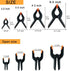 WAENLIR 16-Piece 3.5 inch Nylon Spring Clamp Set Plastics Clips for backdrop, Wood Working, Photography, Craft, Art DIY...