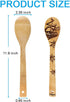 Nightmare Wooden Spoons Great Utensil Set Fun Idea Serving Utensils Burned Bamboo Spoons Kitchen House Warming Present Slotted Spoon 5 Piece...