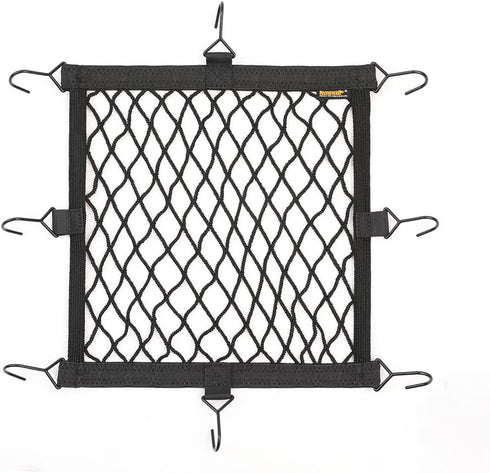 Rhinowalk Motorcycle Luggage Net Cargo Net Helmet Luggage Net with Adjustable Metal Hooks for Motorcycles and Bicycles...