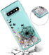 Case for Galaxy S10+ for Girl Glitter Liquid Sparkle Floating Shiny Quicksand Clear Soft TPU Silicone Shockproof Protective Bumper Thin Cover for ...