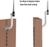 Sinsica Pole Mount, Antennas Mount,Electronics Pole for Outside Home Antenna Installation.11.8Inch Length...
