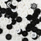 BaoQiu 15mm White Black Plastic Buttons 5/8 Inch Pack of 150 Pcs Sewing Resin Buttons Four Holes DIY Craft Buttons...