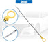 X AUTOHAUX Engine Oil Level Indicator Dipstick for Chevrolet Cruze 2011-2015 for Chevrolet Sonic 2012-2015 No.55574244 Yellow...