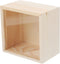 Box Storage Wooden Box Piggy Bank for Adults Art and Crafts for Adults Wooden Tea Organizer Jewelry Storage Case Clear Display Case Sundries Stora...