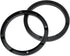 6.5 Inch Car Universal Fit ABS Speaker Spacers Car Stereo Speaker Spacer Adaptors for Cars, Boats, Trucks, RV, etc. -1 Pair...