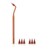 GUM Stimulator Permanent Handle - Long Handled Massager (Handle + 2 Refill Packs)...
