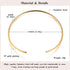 XinNuoShangMao Fashion Must-have Stainless Steel Gold Plated Metal Plain Cuff Chocker Collar Necklace for Women (golden)...