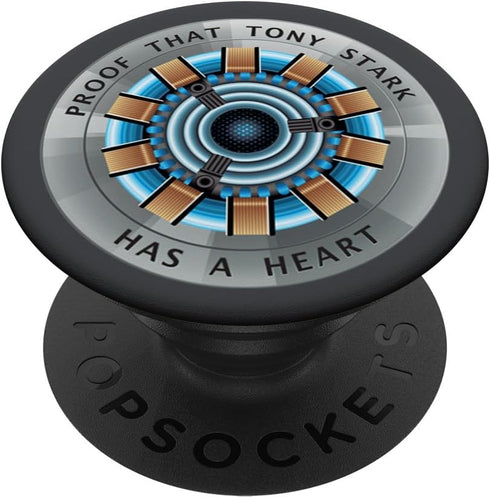 Marvel Avengers Endgame Tony Stark Has a Heart PopSockets Adhesive PopGrip...