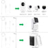 Uogw 20Ft/6m Outdoor Power Adapter Compatible with Wyze Cam Pan v3,Wyze Cam v4,Wyze OG,Wyze Cam Pan v2,Wyze Cam v3 and v3 Pro,WYZE Battery Cam Pro...