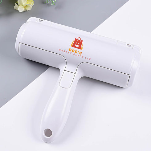Doc's Pet Groomin' Brush Pet Brush Pet Hair Remover Roller (Grey)...