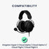 kwmobile Ear Pads Compatible with Kingston Hyper X Cloud Alpha/Cloud Alpha S/Cloud Flight/Cloud Flight S Earpads - 2X Replacement for Headphones -...