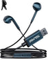 USB Earbuds with Microphone for PC Laptop, 2M/6.5ft USB Headset with Microphone for PC, USB Headphones for Computer Laptop PC PS4 PS5 Notebook Des...