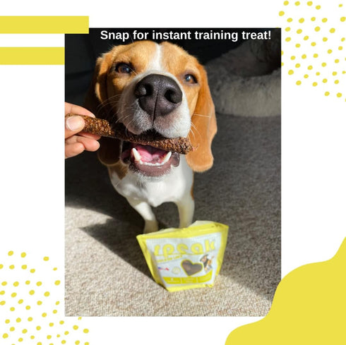 Treats Chicken Linx, Natural Gluten Free Low Calorie Sausage Training Treat Snacks with Limited Ingredients, Perfect for Dogs, 8 Ounces...