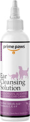 Ear Cleansing Solution for Dogs and Cats - Pet Ear Cleaner Removes Odor & Wax - Deodorizing Dog Ear Cleaner Solution with Aloe & Vitamins - Sweet ...