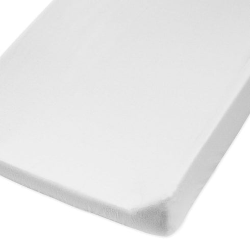 HonestBaby unisex baby Organic Cotton Changing Pad Cover and Toddler Sleepers, Bright White, One Size US...