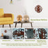 Tree Bird Round Wood Wall Clock (25 cm x 25 cm x 2.8 cm, Brown)...