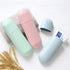 Portable Travel Toothbrush Box,Case Hiking Camping Protect Storage Box Travel Tooth Toothbrush Cover Toothpaste Organizer Toothbrush Holder (Blue)...