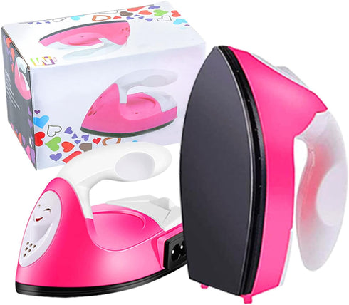 Mini Heat Press Small Iron Portable Heat Press Machine Mini Craft Iron with Charging Base Accessories for DIY T-Shirts, Shoes, Bag and Hats Heat T...