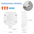 ECOELER Ceiling Occupancy Motion Sensor Switch, High Bay Fixture Mount 360° Ceiling Automatic Light Switch, 120/277VAC, UL, FCC Approved Passive I...