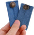 Denim Waist Extender Button for Jeans and Skirt Comfy Metal Buttons 4 Pcs (Blue)...