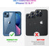 Diaclara Designed for iPhone 13 Case, Full Body Rugged Case with Built-in Touch Sensitive Anti-Scratch Screen Protector, Soft TPU Bumper Case for ...