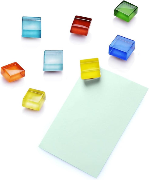 Mymazn 24 Color Refrigerator Magnets - Colorful Fridge Magnets with Cute Decorative Designs for Office, Kitchen, Locker, Glass...